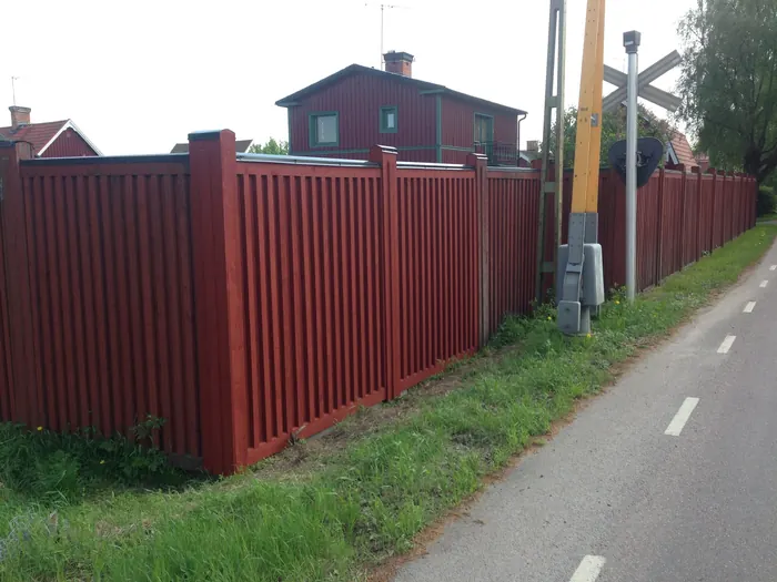 Staket byggt av STH Bygg